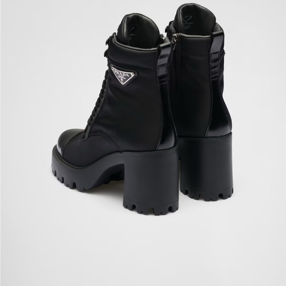 Prada Re-Nylon and leather booties - Picture 5 of 6